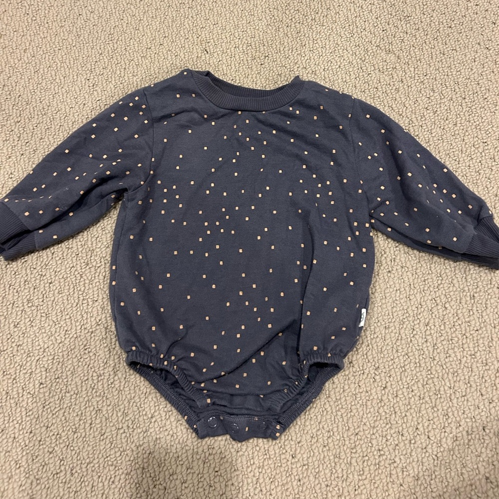 Dark Gray Bubble Romper